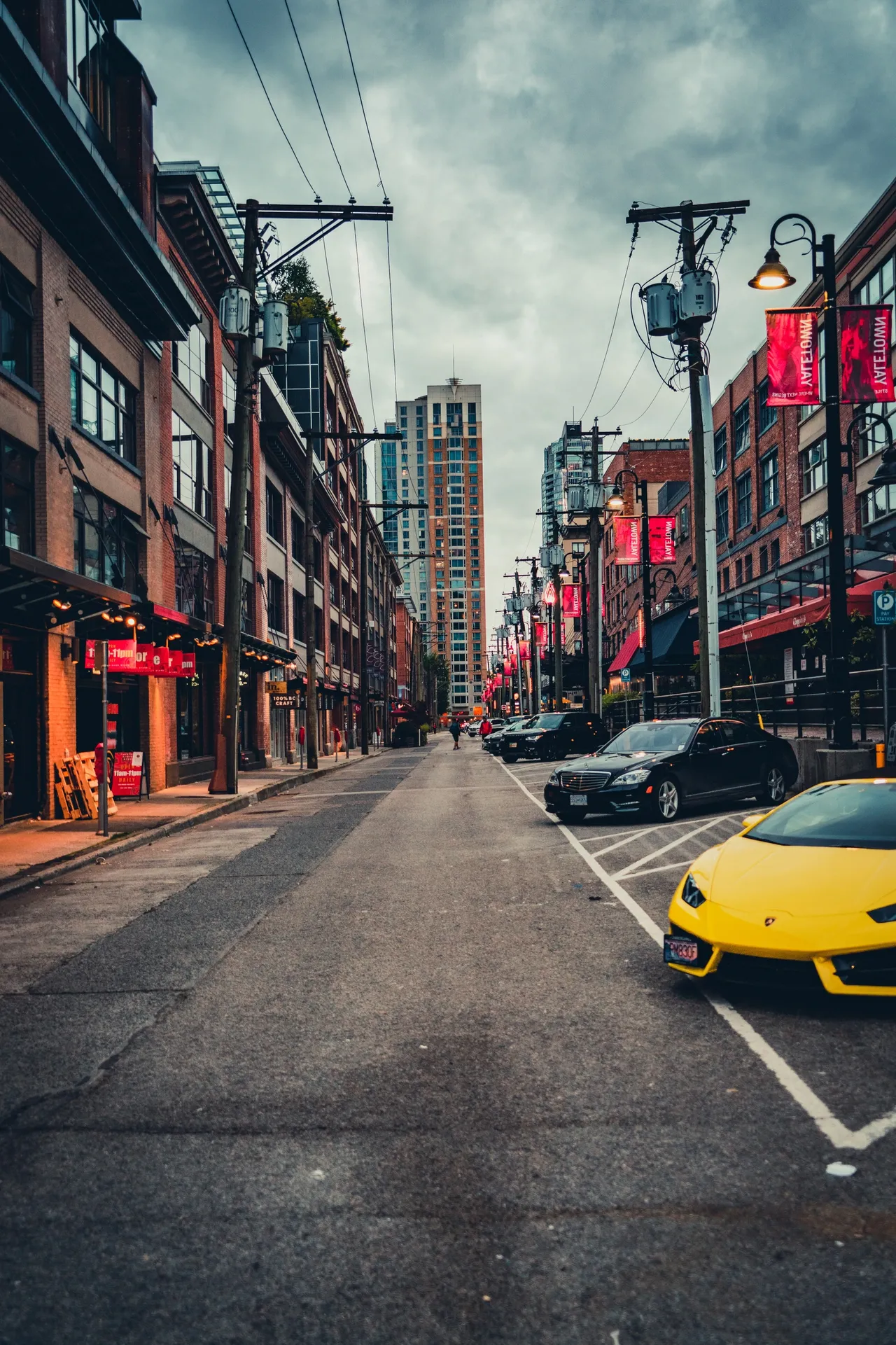 Picture of Yaletown restaurant district in Vancouver