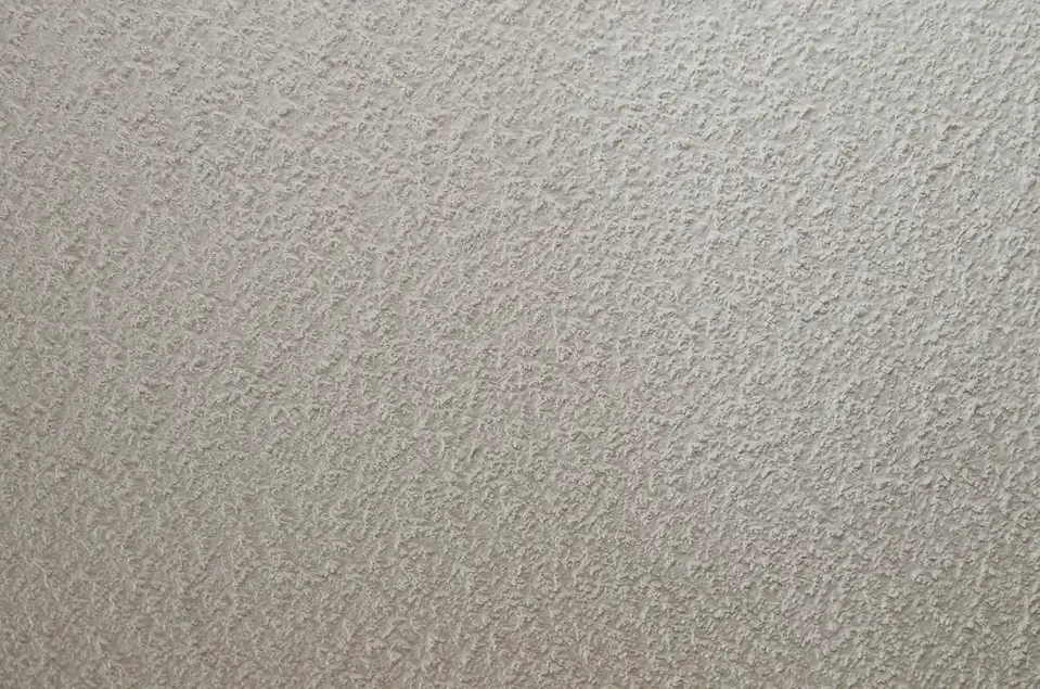 White ceiling with popcorn texture