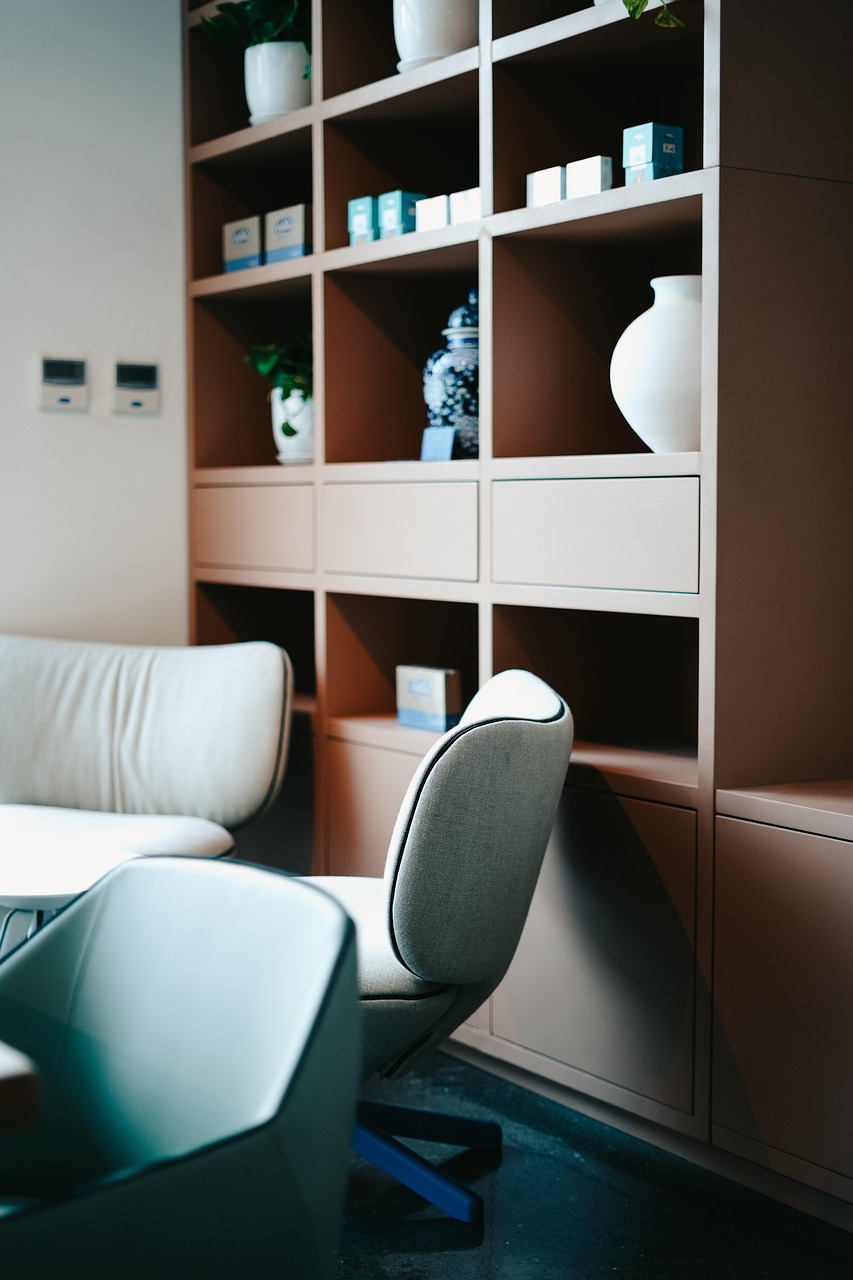 Medical clinic reception and patient waiting room renovation