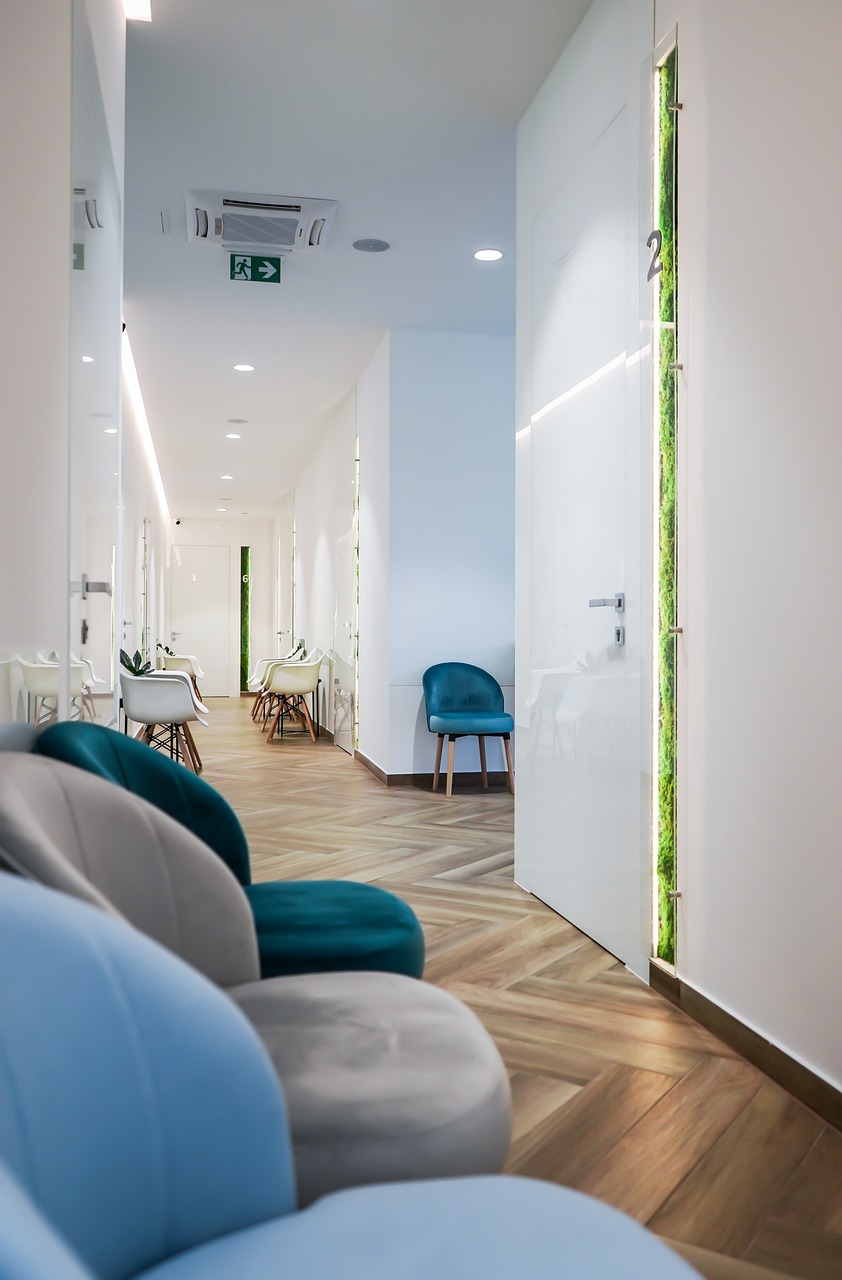 Medical treatment room renovation with clinical cabinetry and equipment