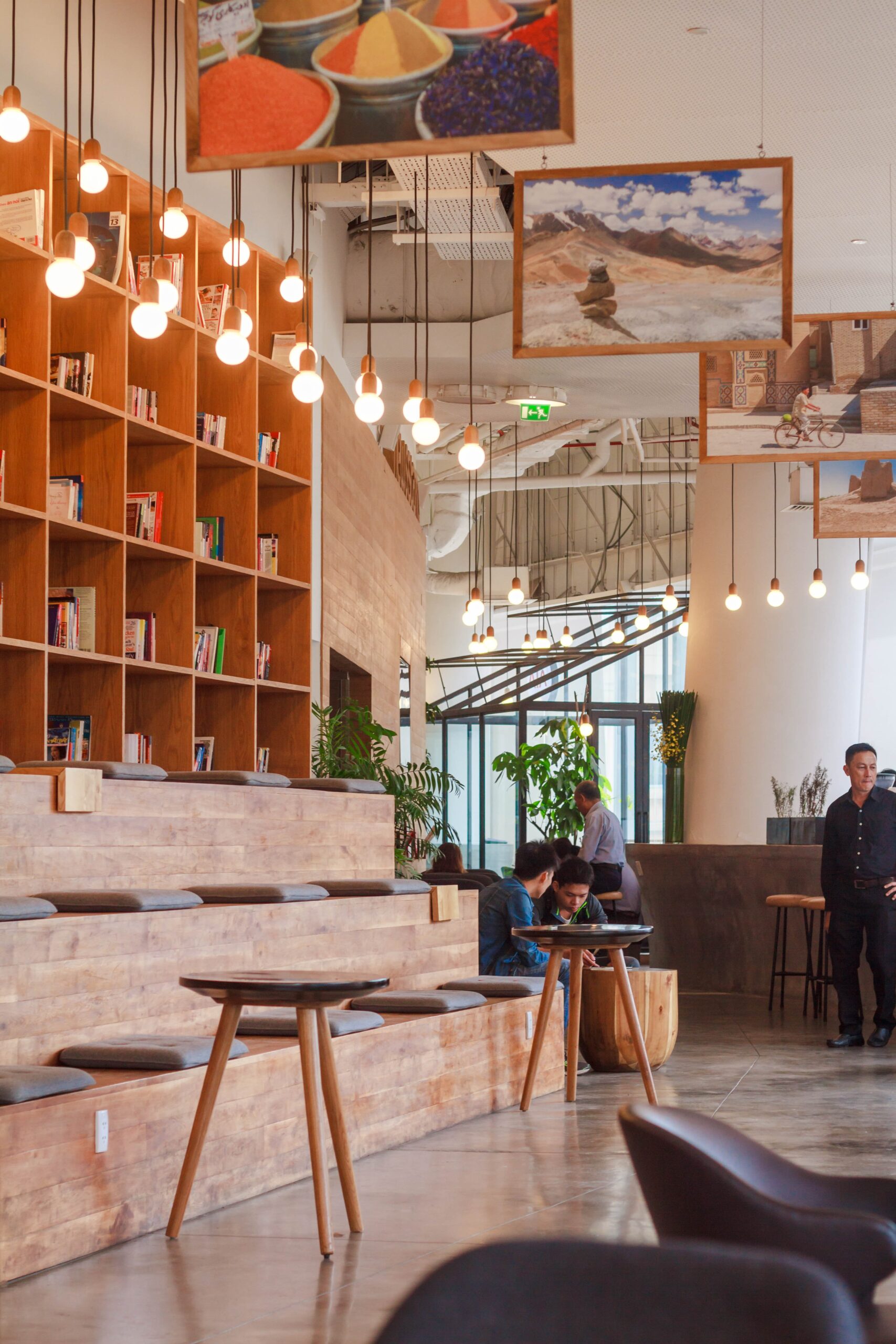 Commercial tenant improvement for a café space