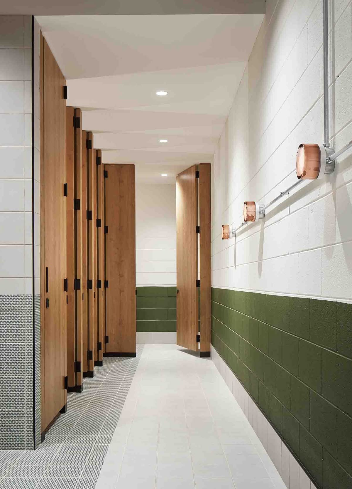 Commercial employee washroom renovation