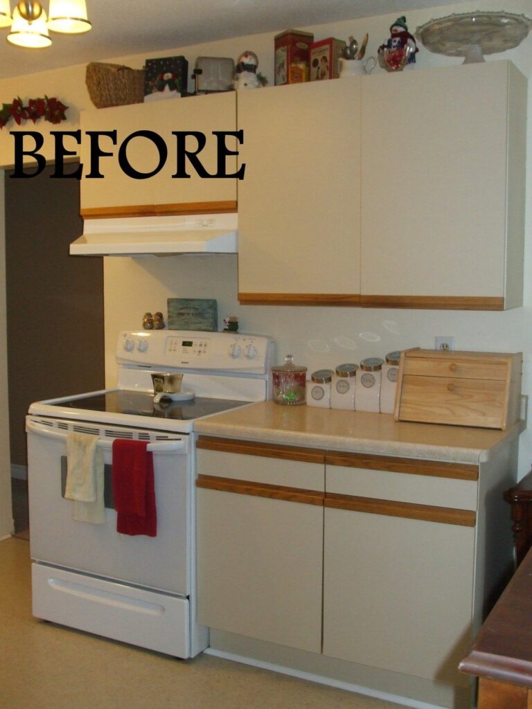 Water damaged kitchen cabinets from poor Vancouver climate material choices