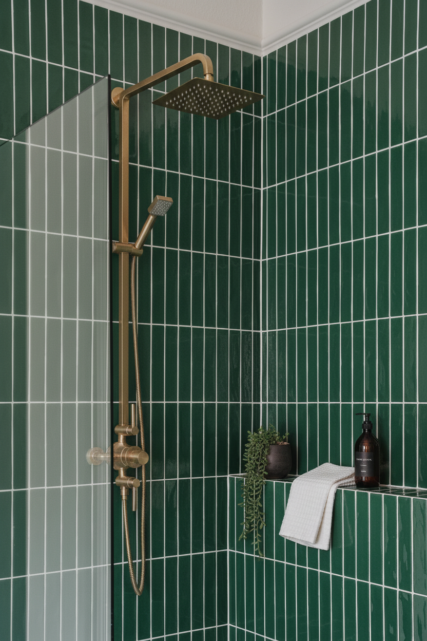 Custom vanity and bathroom design details