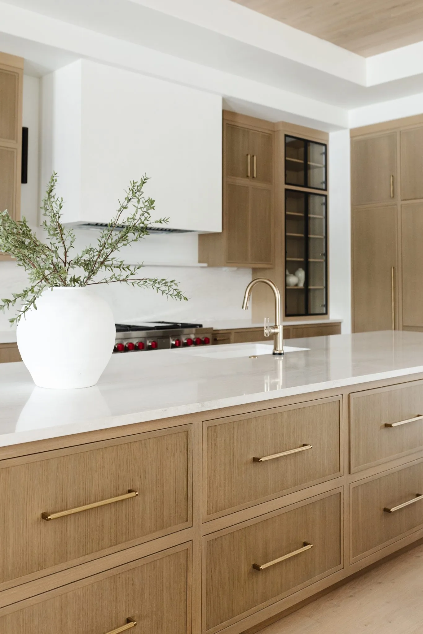 A contractor performing electrical inspections for a kitchen renovation Vancouver project by QUAY Construction.