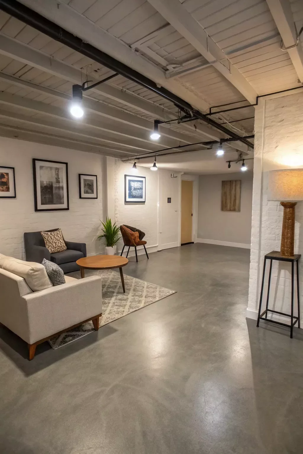Polished concrete basement floor and waterproofing considerations