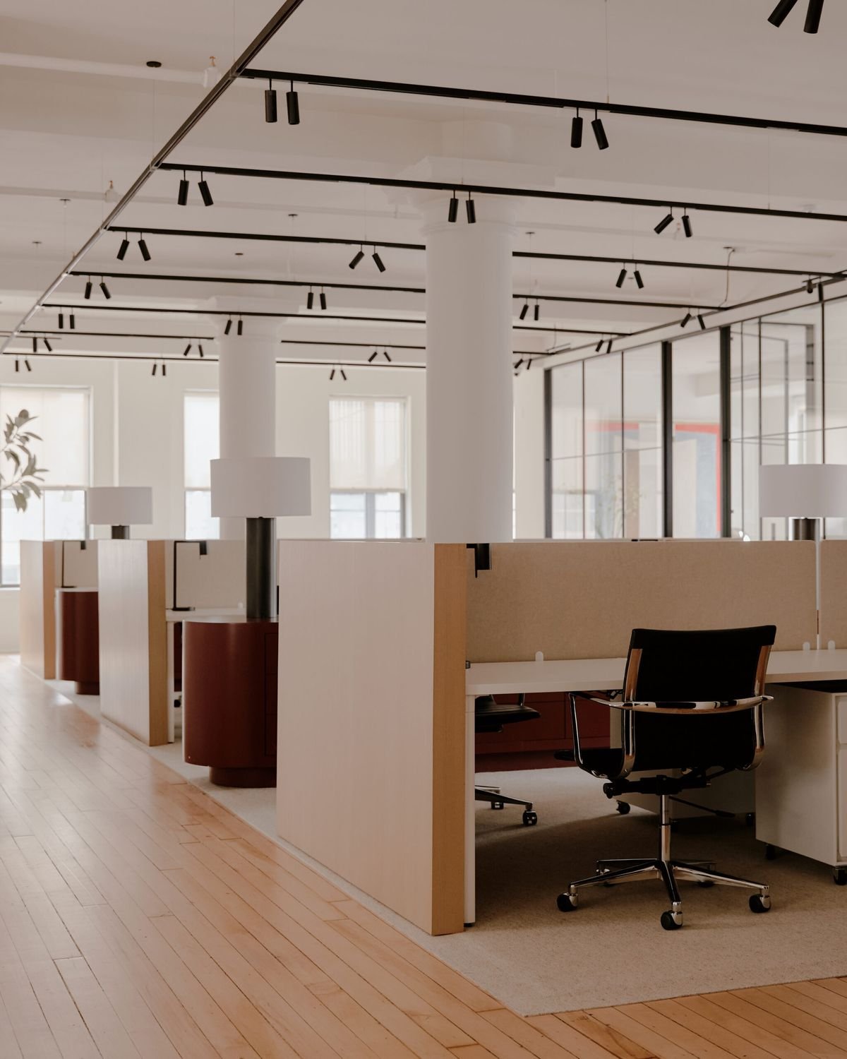 Accessible commercial office renovation with barrier-free workplace planning