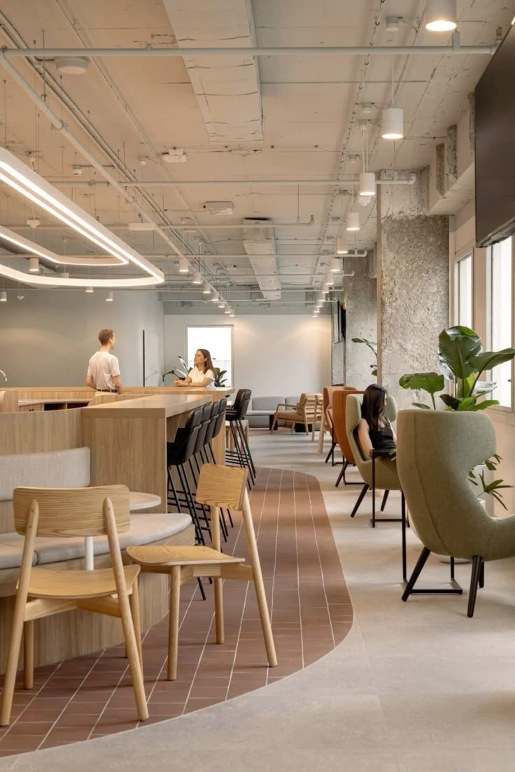Commercial office electrical installation and technical infrastructure