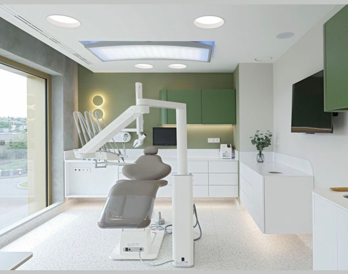 Specialized medical office renovation with clinical equipment and durable finishes