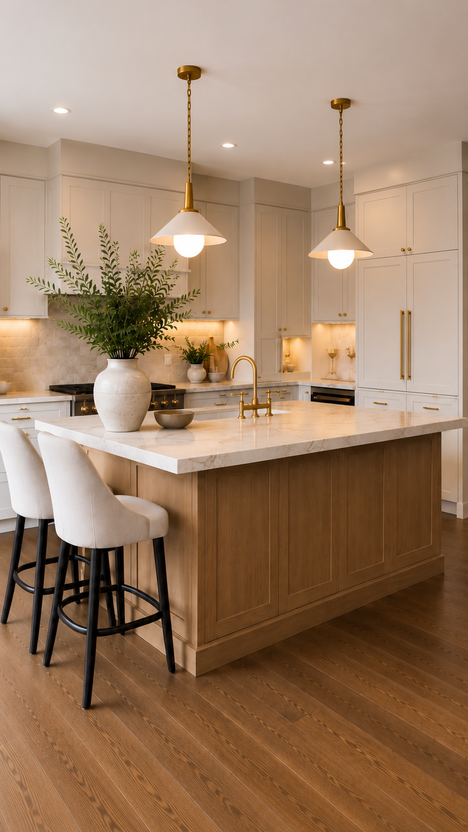 Detailed premium kitchen renovation finishing