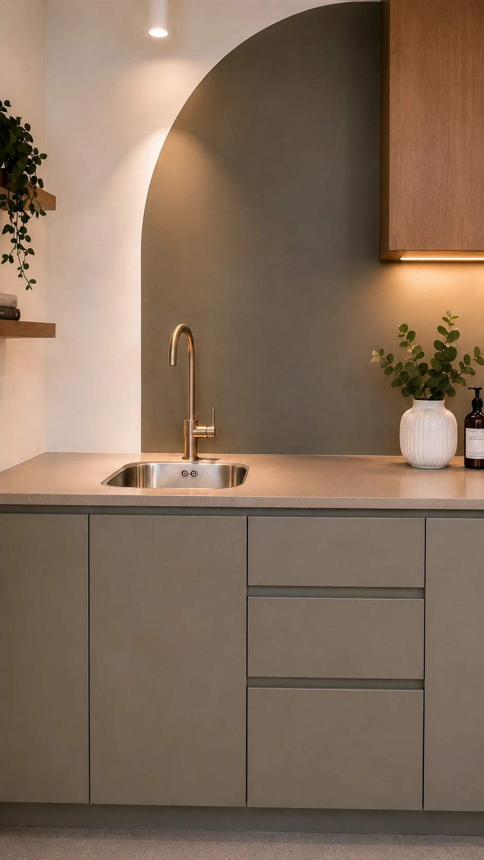 Custom dental clinic millwork and integrated clinical storage in a Downtown Vancouver commercial renovation