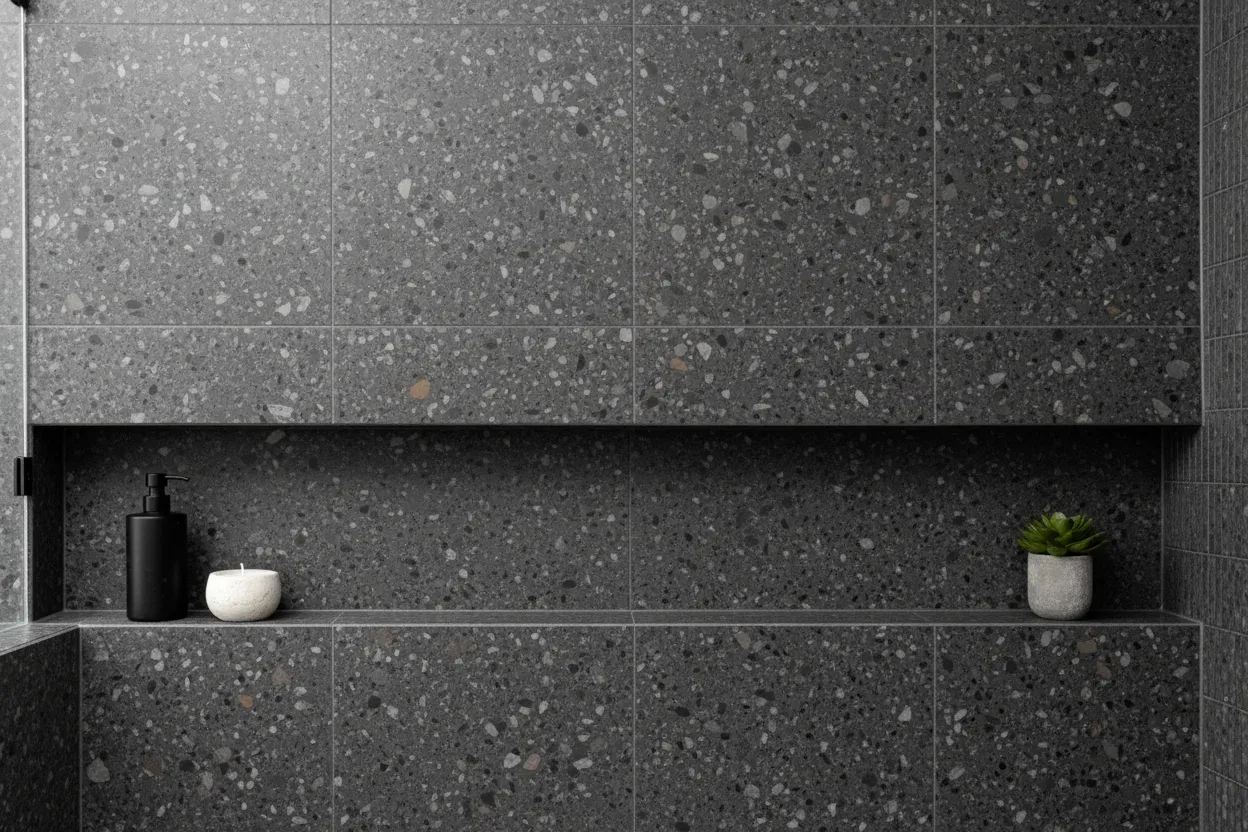Premium bathroom renovation completed by QUAY Construction