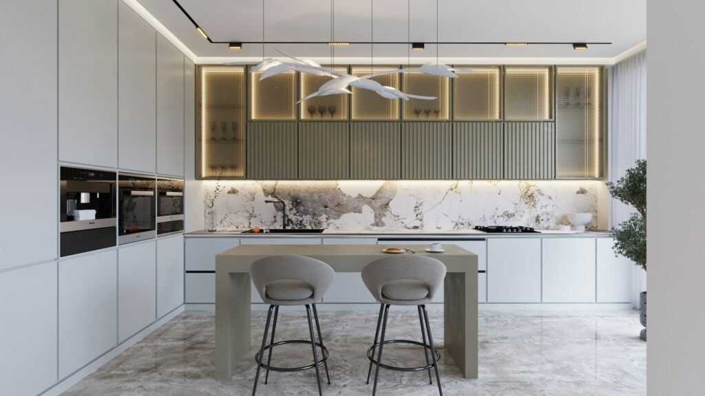 Contemporary kitchen interior design