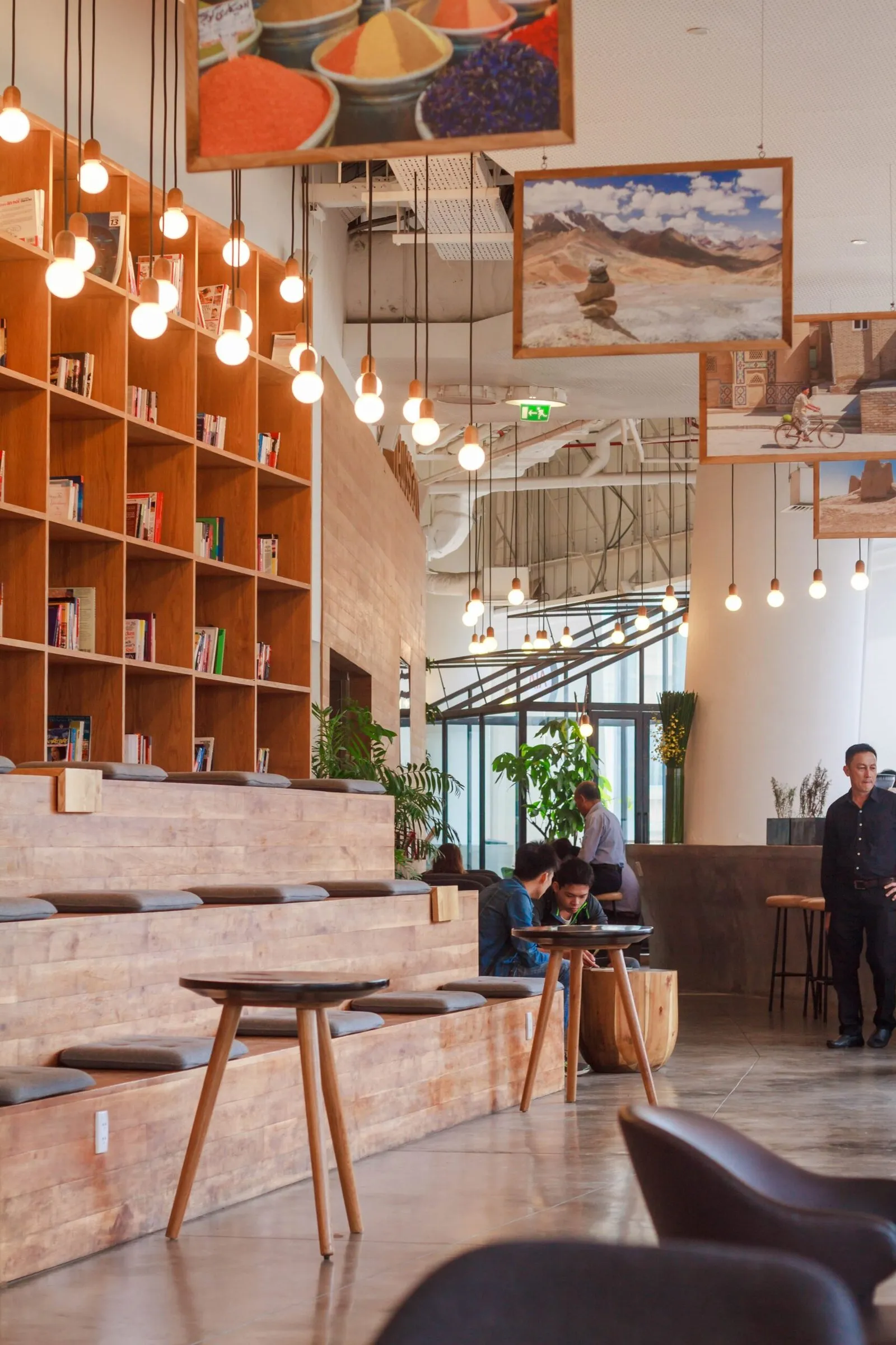 Commercial tenant improvement for a café space