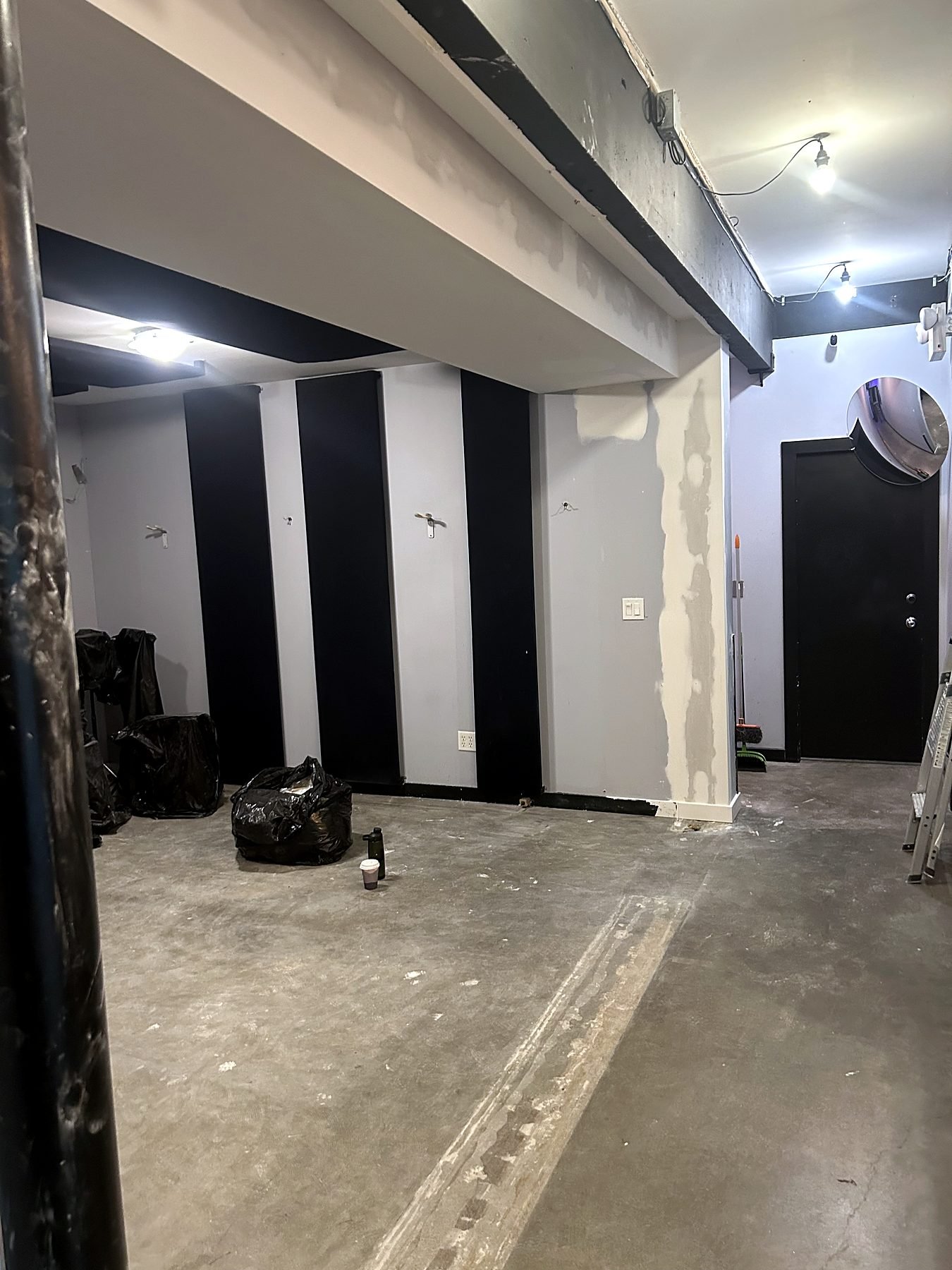 Expanded rehearsal room at Soundhouse Studios in Mount Pleasant